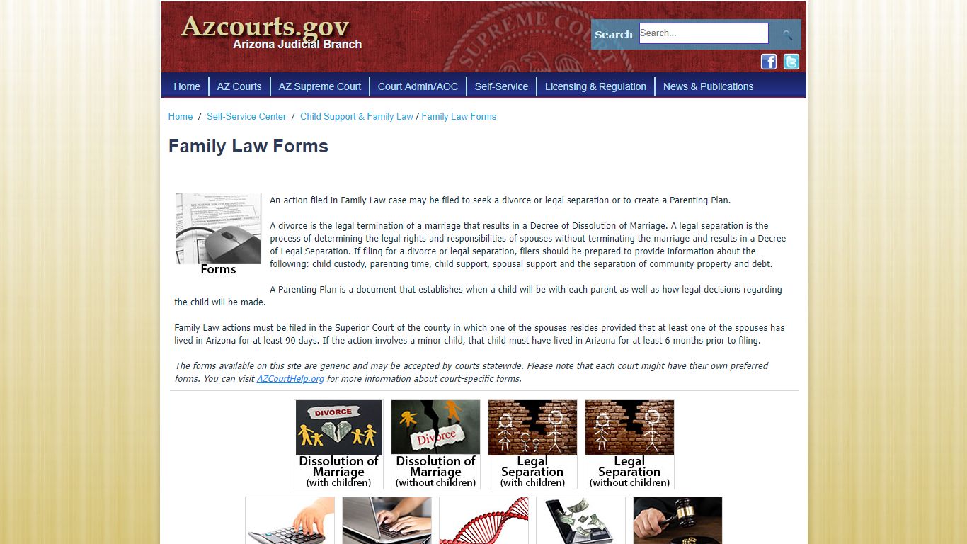 Family Law Forms - Arizona Judicial Branch